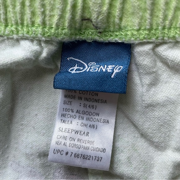 Disney Mickey and Minnie Mouse Green Sugar Mama Pajama Pants, S - Picture 6 of 8